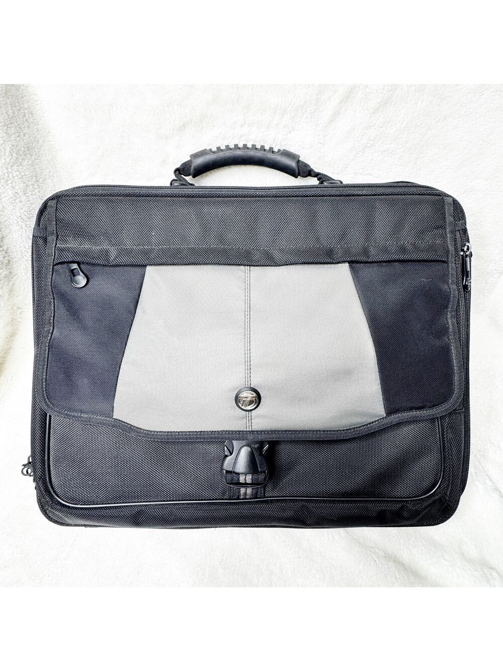 TARGUS Laptop Deluxe Carrying Case Black Gray Padded Travel Bag